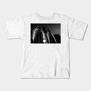 Architecture of Old Church, Amsdetrdam Kids T-Shirt